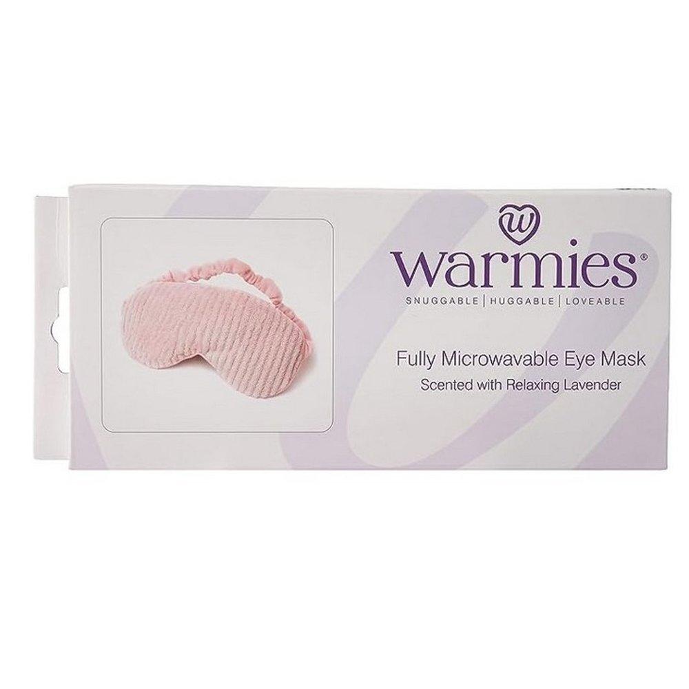 Lavender Spa Therapy Eye Mask Sleep Warmies Weighted Heated Plush Relax Calm